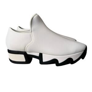 iRi NYC WES White Neoprene Streetwear Sneakers Unisex Size EU 41 US W11 M8